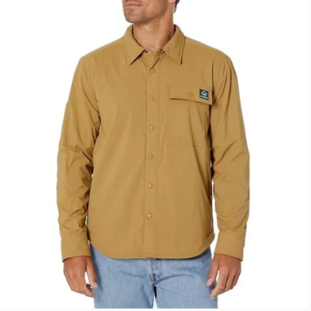 NWT Wolverine Tan Guide Eco Fleece Lined Pocket Shirt Jacket Coat Men's S & M